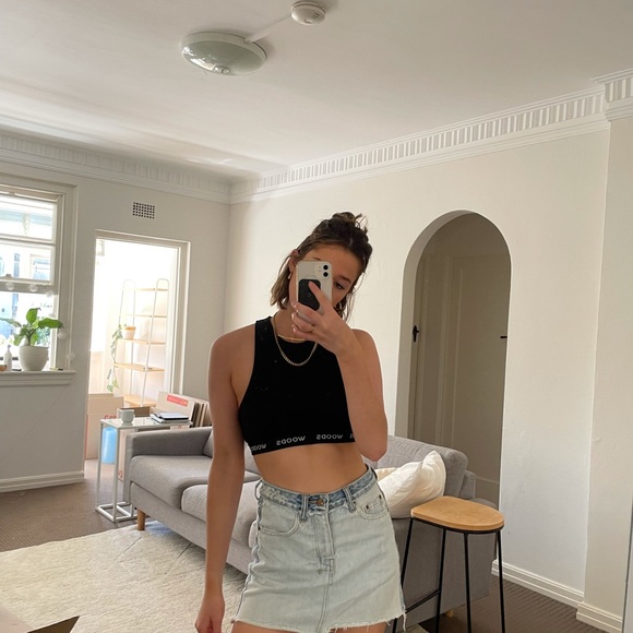 KSUBI DENIM SKIRT. Size 6 - Picture 2 of 3